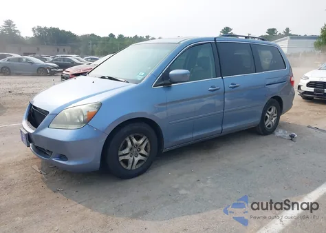 2007 Honda Odyssey Ex-L from USA, damaged, VIN 5FNRL38697B115247